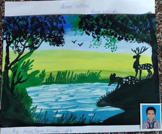 How to draw world environment day poster drawing/ Save nature drawing easy/drawing  competition ideas - YouTube