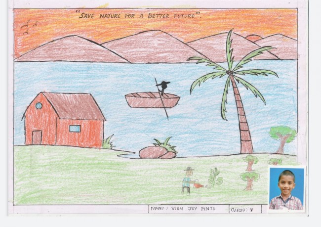 Drawings by Students – Ways to Fight Corona – Carmel School , Jorhat